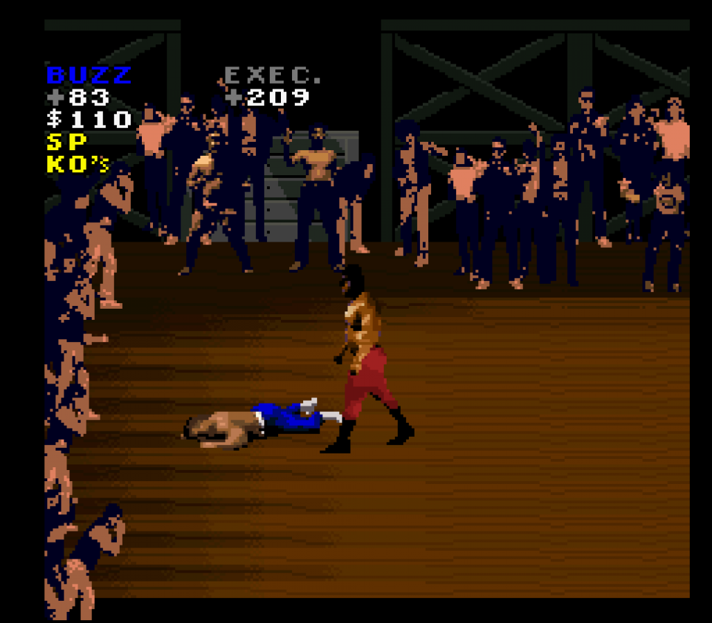 Pit-Fighter gameplay image for Super Nintendo Entertainment System (SNES) retro video game