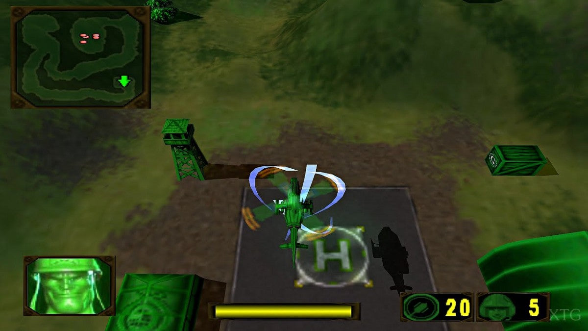Army Men Air Attack 2 PS2 game for PlayStation 2 featuring helicopter arcade combat action gameplay 