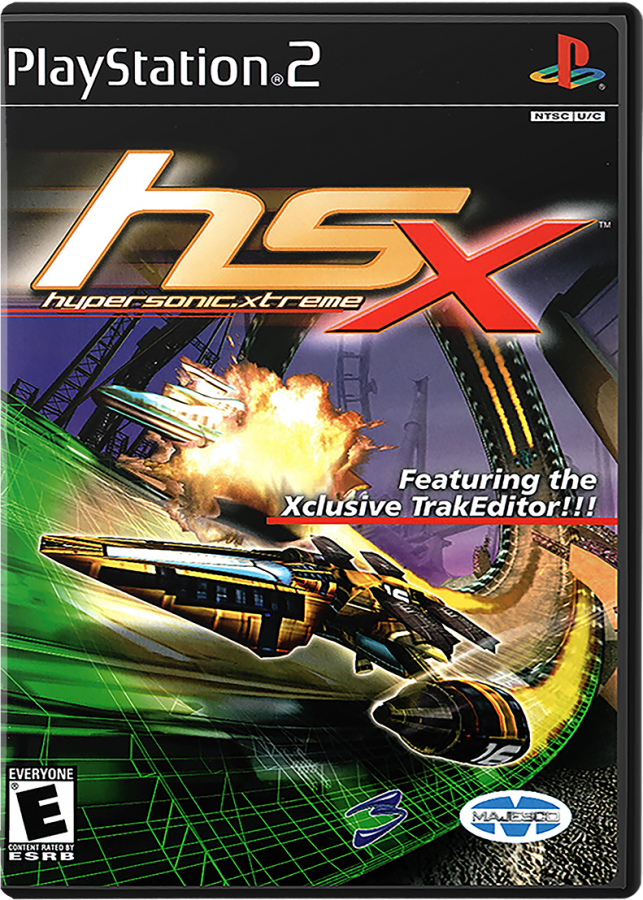 HSX: Hypersonic Xtreme cover art for Playstation 2 (PS2) video game