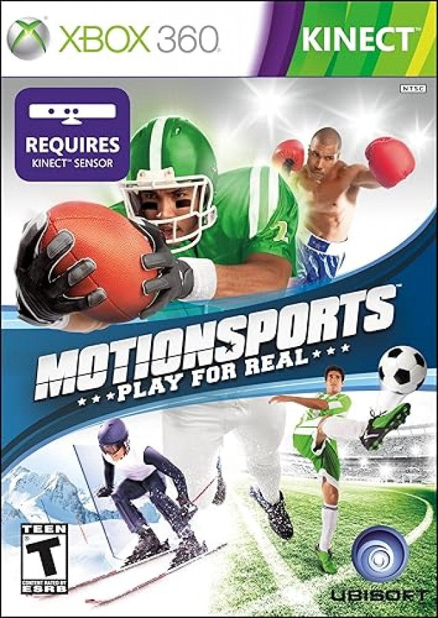 Motion Sports: Play For Real cover art for Xbox 360 (X360) video game