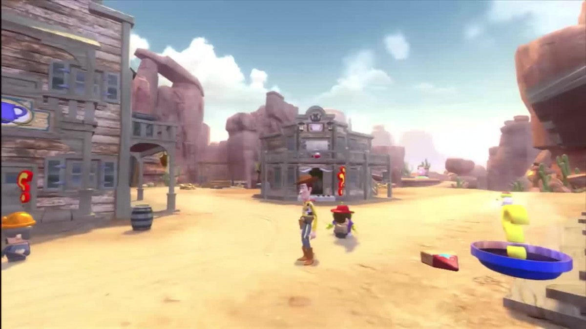Toy Story 3 The Video Game for PlayStation 3 family action adventure game featuring Woody Buzz Lightyear story mode missions and Toy Box open world gameplay based on the Disney Pixar film gameplay 
