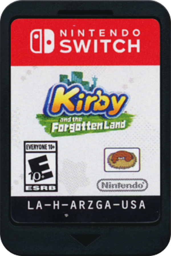 Kirby and the Forgotten Land cartridge for Nintendo Switch (NS) video game
