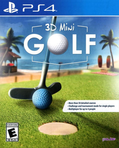 3D Mini Golf cover art for PlayStation 4 (PS4) sports mini golf game