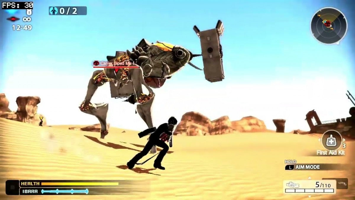 Freedom Wars for PlayStation Vita (PSV) at Gamers INC, featuring a high-octane "Panopticon" hunter-action RPG where you play as a Sinner fighting to reduce a million-year prison sentence through intense cooperative combat, utilizing the unique "Thorn" grappling hook for vertical mobility and giant abductor takedowns in a dystopian sci-fi world gameplay  