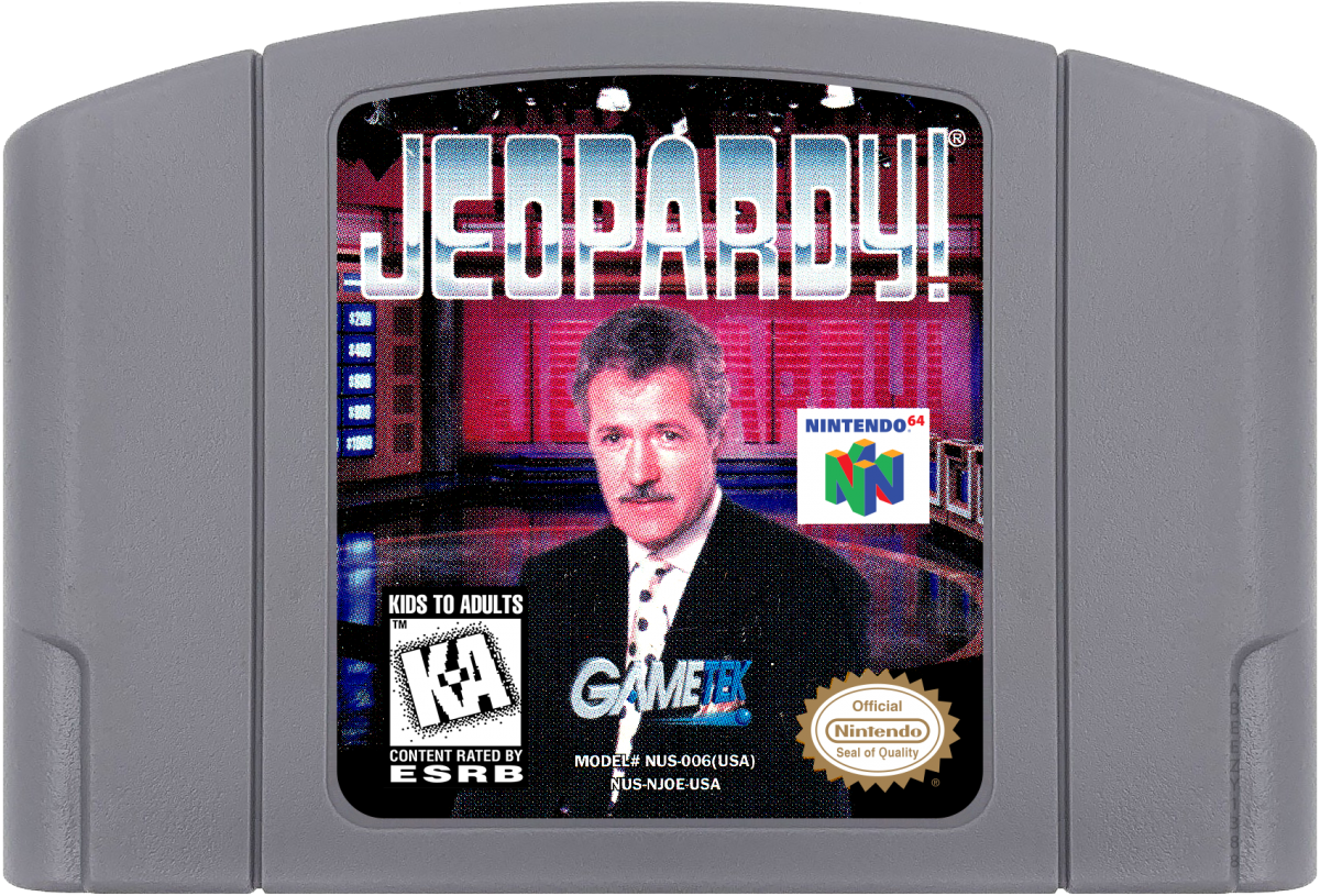 Jeopardy cartridge for Nintendo 64 N64 video game