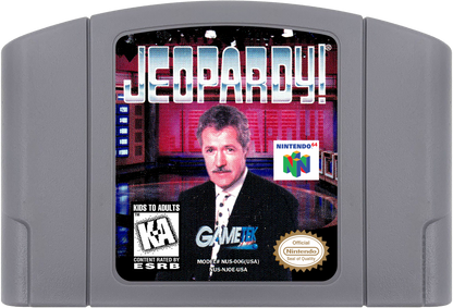 Jeopardy cartridge for Nintendo 64 N64 video game