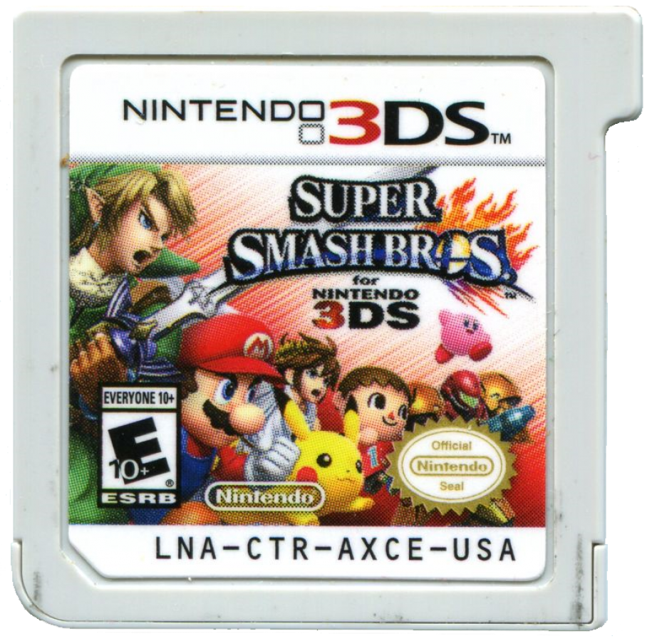 Super Smash Bros. for Nintendo 3DS cartridge for Nintendo 3DS (3DS) fighting video game