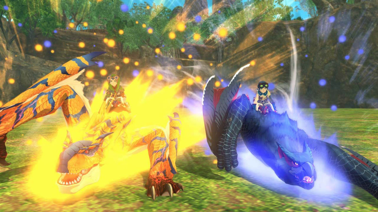 Monster Hunter Stories 2 Wings of Ruin Nintendo Switch NS for role playing adventure video game fans featuring monster collecting turn based battles Rathalos exploration colorful fantasy environments character customization egg hatching monster riding quests and immersive Monster Hunter storytelling collectible gaming appeal gameplay