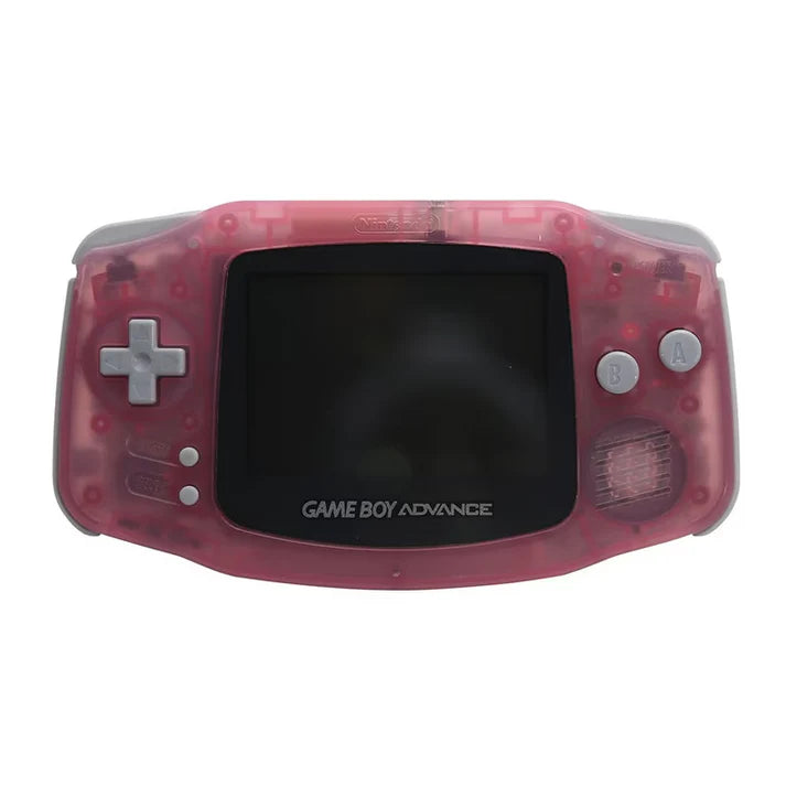 retro Fuchsia Pink Nintendo Game Boy Advance handheld console authentic collectible portable gaming system classic Nintendo GBA retro gaming hardware tested working OEM official console handheld gamer gift rare color variant