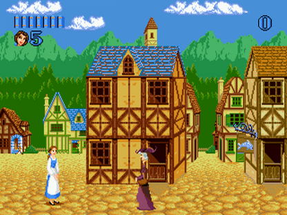 Disney's Beauty and the Beast: Belle's Quest gameplay for Sega Genesis (GEN) video game