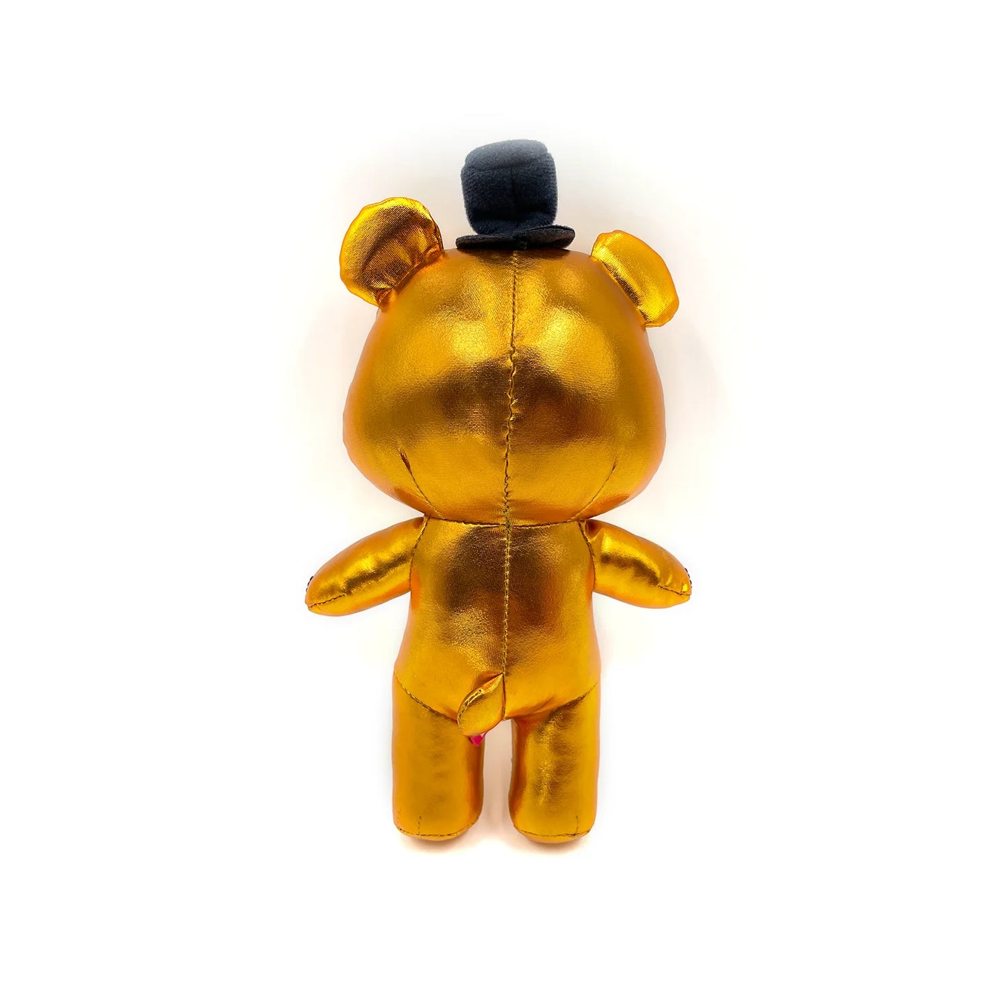 Five Nights at Freddy's Golden Freddy Chibi 9 inch plush toy featuring cute stylized character design soft stuffed collectible official FNAF merchandise and display plush for fans rear view