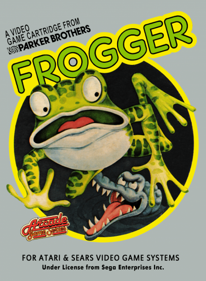 Frogger cover art for Atari 2600 (2600) video game