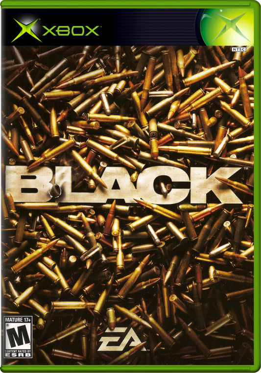 Black cover art for Xbox (XBOX) video game 