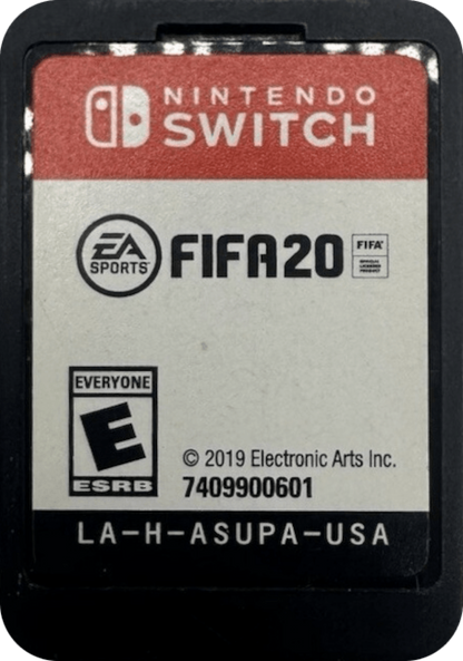 FIFA 20 Nintendo Switch NS for soccer sports video game fans featuring realistic football matches licensed teams and players career mode tournaments skill moves passing shooting goalkeeping and competitive multiplayer gameplay portable Nintendo Switch action collectible gaming appeal game cartridge