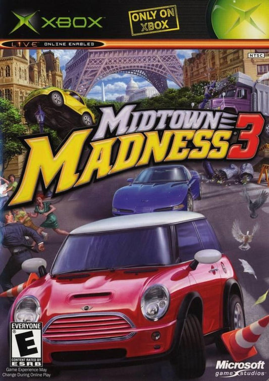 Midtown Madness 3 cover art for Xbox (XBOX) video game