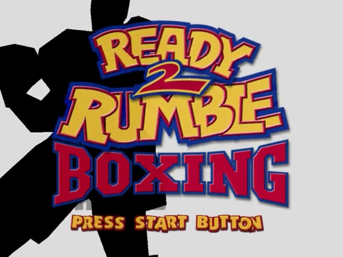 Ready 2 Rumble Boxing title screen for Sega Dreamcast (DC) video game