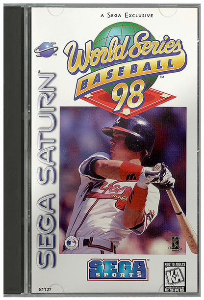 World Series Baseball 98 cover art for Sega Saturn (SS) video game