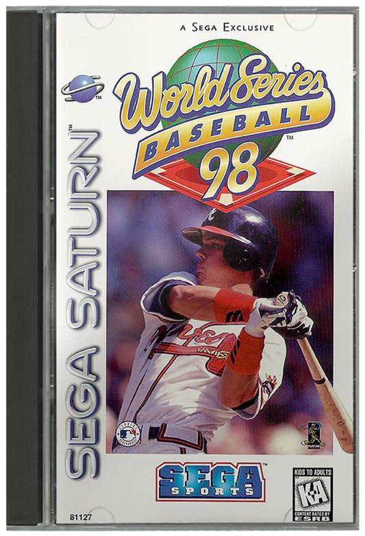World Series Baseball 98 cover art for Sega Saturn (SS) video game