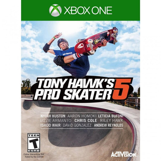 Tony Hawk 5 cover art for Xbox One (XONE) video game