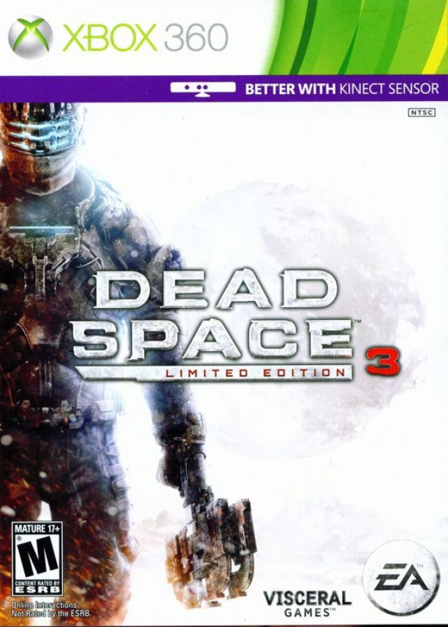 Dead Space 3 [Limited Edition] cover art for Xbox 360 (X360) survival horror video game