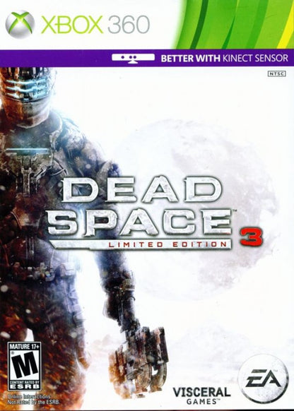 Dead Space 3 [Limited Edition] cover art for Xbox 360 (X360) survival horror video game