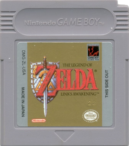 The Legend of Zelda: Link's Awakening Nintendo Game Boy GB for action adventure retro video game fans featuring epic exploration dungeon crawling puzzle solving sword combat memorable characters fantasy island adventure classic handheld gaming collectible gaming appeal cartridge