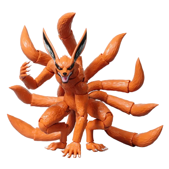 Blokees Naruto Shippuden Nine Tails Kurama LE01 model kit buildable fox spirit figure anime collectible snap fit detailed display piece tailed beast character toy for fans 