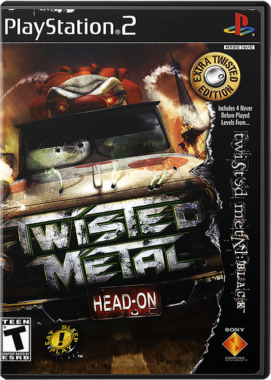 Twisted Metal: Head On cover art for PlayStation 2 (PS2) video game