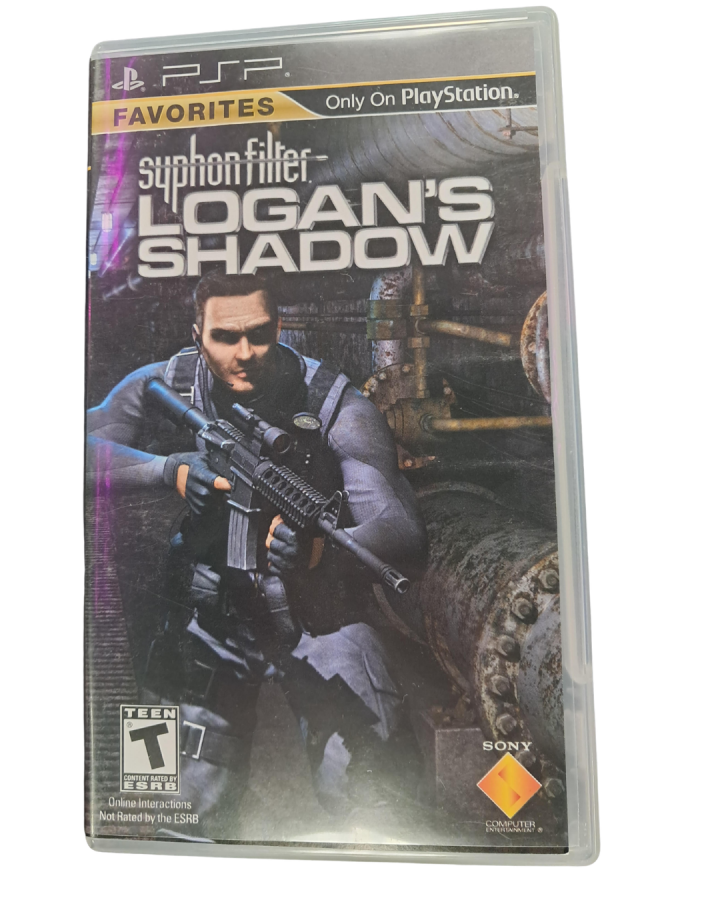 Syphon Filter Logans Shadow Killzone Liberation Dual Pack PSP Sony PlayStation Portable twin pack action shooter stealth espionage tactical combat third person shooter sci fi military FPS style handheld gaming Bend Studio Guerrilla Games PSP software video game title front cover 