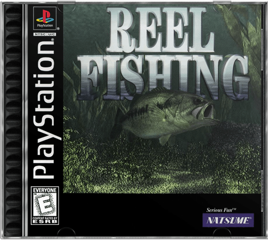 Reel Fishing cover art for PlayStation 1 (PS1) video game
