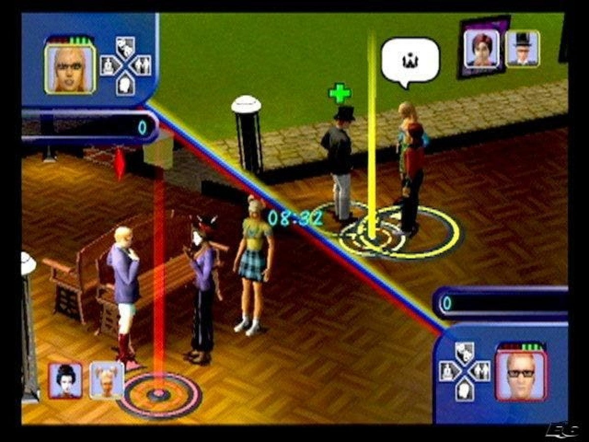 The Sims PS2 Sony PlayStation 2 life simulation game Sims series character creation home building career progression social interactions open ended sandbox gameplay Maxis EA classic simulation retro gaming PlayStation 2 software video game title gameplay