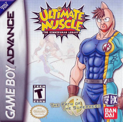 Ultimate Muscle: Path of the Superhero cover art for Game Boy Advance (GBA) video game