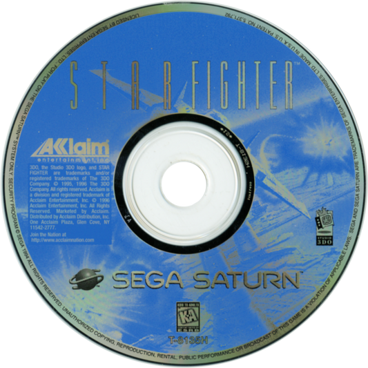 Thunder Strike 2 Sega Saturn helicopter combat flight shooter arcade style aerial missions military action sequel to AH-3 Thunderstrike fast paced bombing runs and dogfighting CD audio retro gaming Sega Saturn software video game title disc 