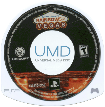 Tom Clancy's Rainbow Six: Vegas – disc for PlayStation Portable (PSP) tactical shooter game