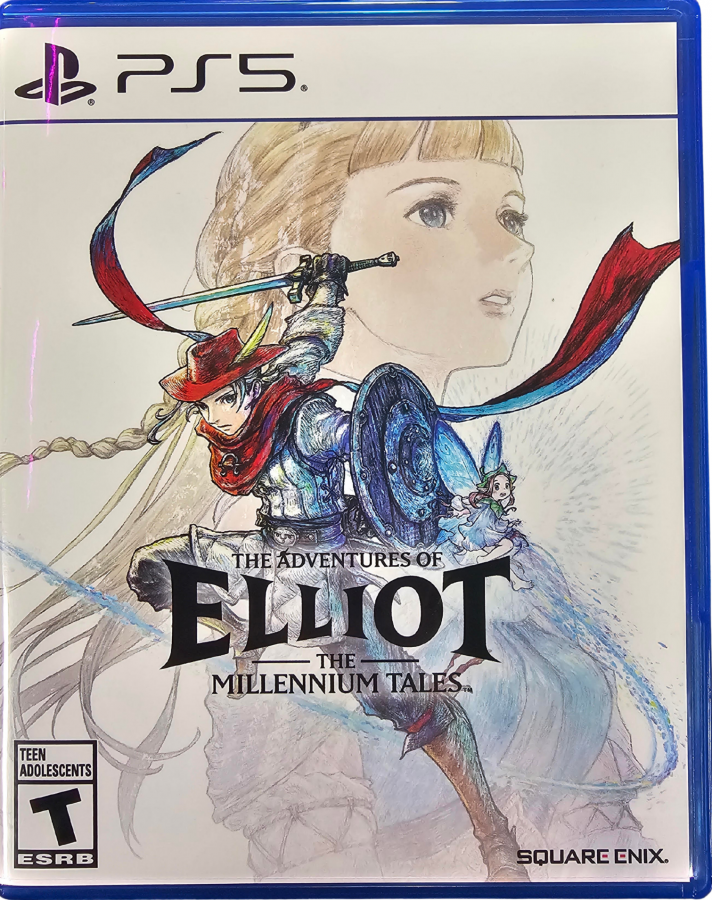 The Adventures of Elliot The Millennium Tales PlayStation 5 PS5 for action role playing video game fans featuring fantasy adventure exploration real time combat magical abilities colorful environments character progression challenging enemies quests and immersive story driven gameplay collectible gaming appeal front cover art