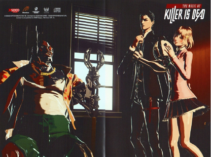 Killer is Dead Limited Edition PlayStation 3 PS3 action hack and slash video game featuring Mondo Zappa cyberpunk style assassinations katana combat stylish swordplay deadly enemies boss battles dark storyline and collectible Limited Edition content classic PlayStation 3 PS3 gaming appeal game flyer