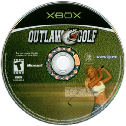 Outlaw Golf disc for Xbox (XBOX) video game