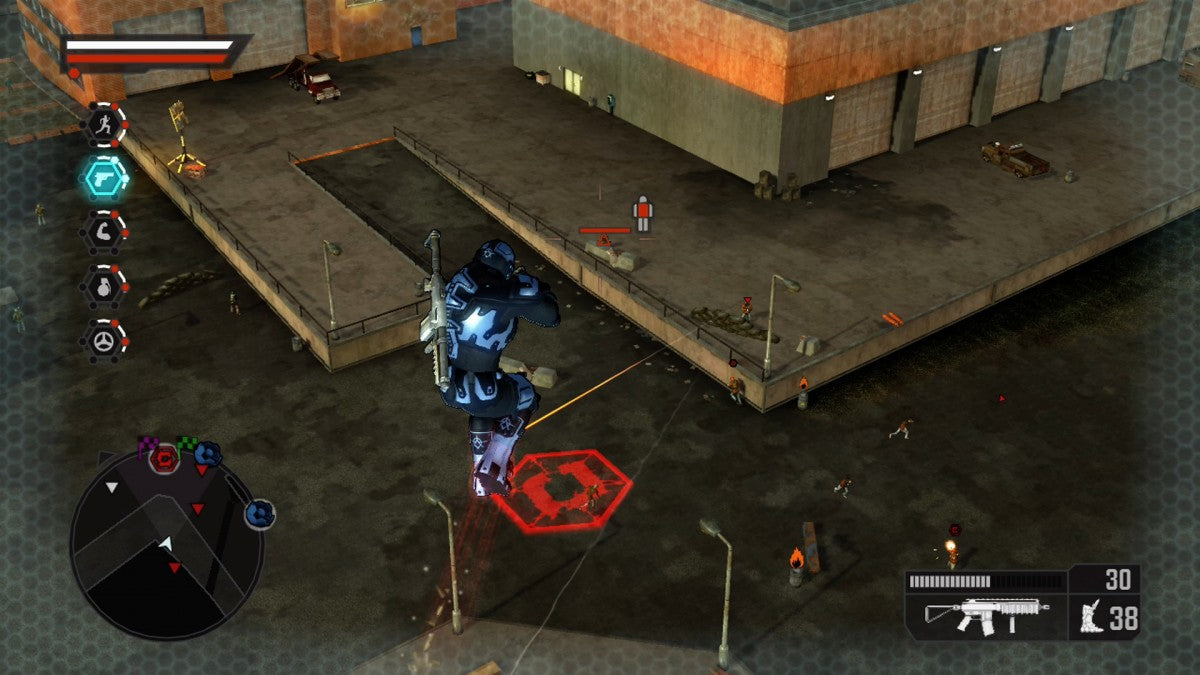 Crackdown 2 Xbox 360 video game featuring open world action gameplay superpowered agent combat Pacific City exploration explosive weapons vehicle driving criminal gangs mutant enemies co-op multiplayer missions and classic Xbox 360 gameplay retro video game collection collectible gaming appeal gameplay