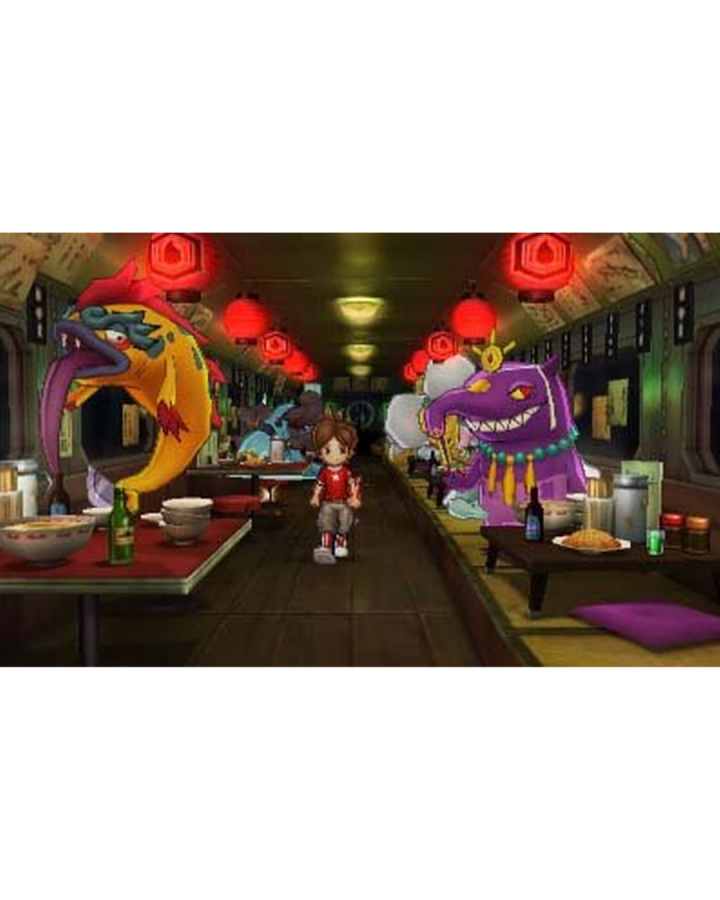 Yo-kai Watch 2 Psychic Specters Nintendo 3DS video game, PAL import edition, RPG adventure, monster collecting and battles, handheld console title gameplay screenshot