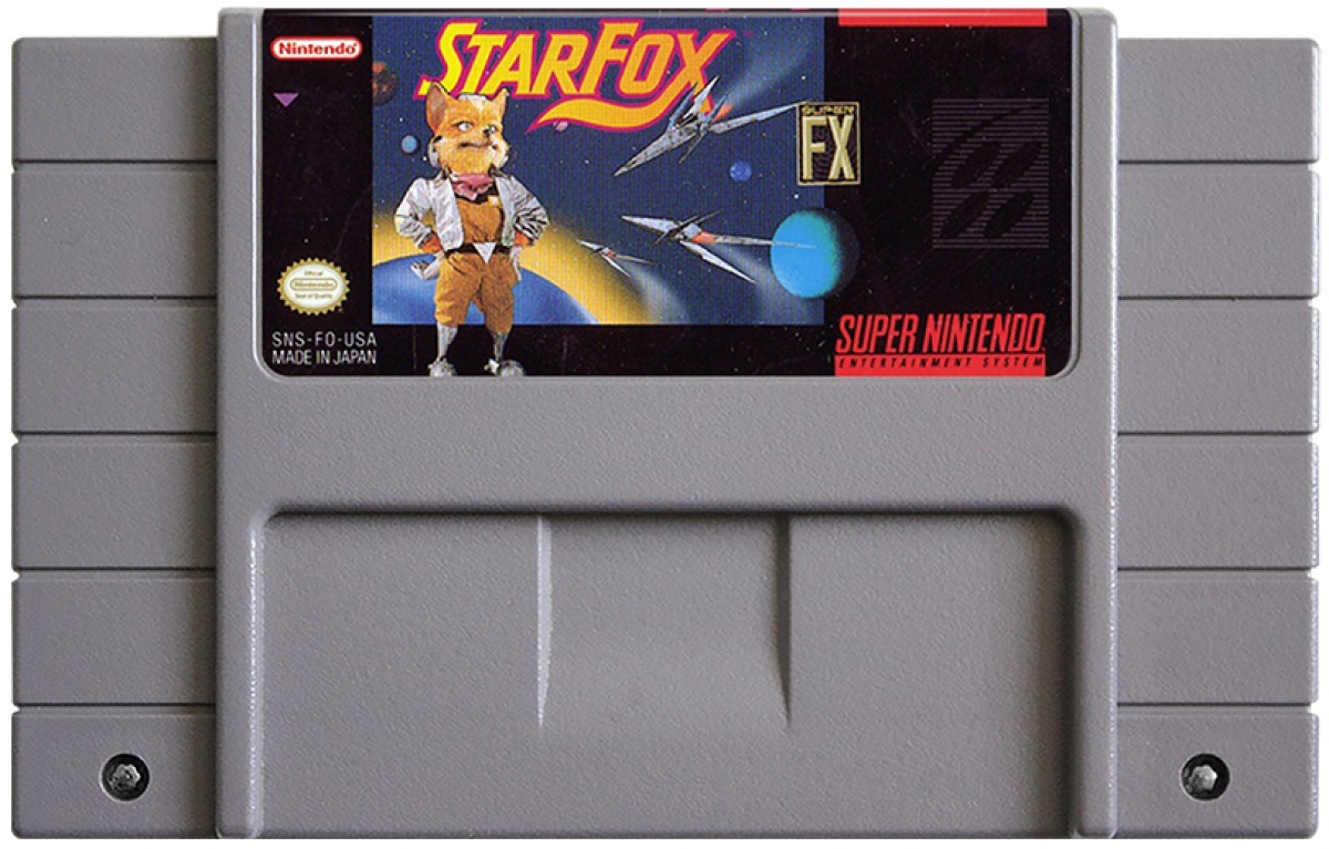 Star Fox cartridge for Super Nintendo Entertainment System (SNES) retro video game
