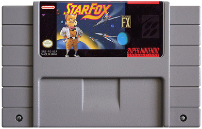 Star Fox cartridge for Super Nintendo Entertainment System (SNES) retro video game