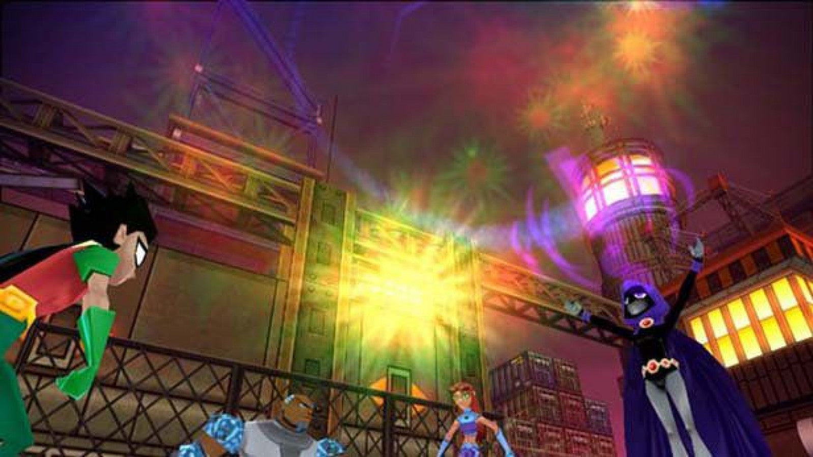 Teen Titans – PlayStation 2 (PS2) video game gameplay, action beat 'em up.