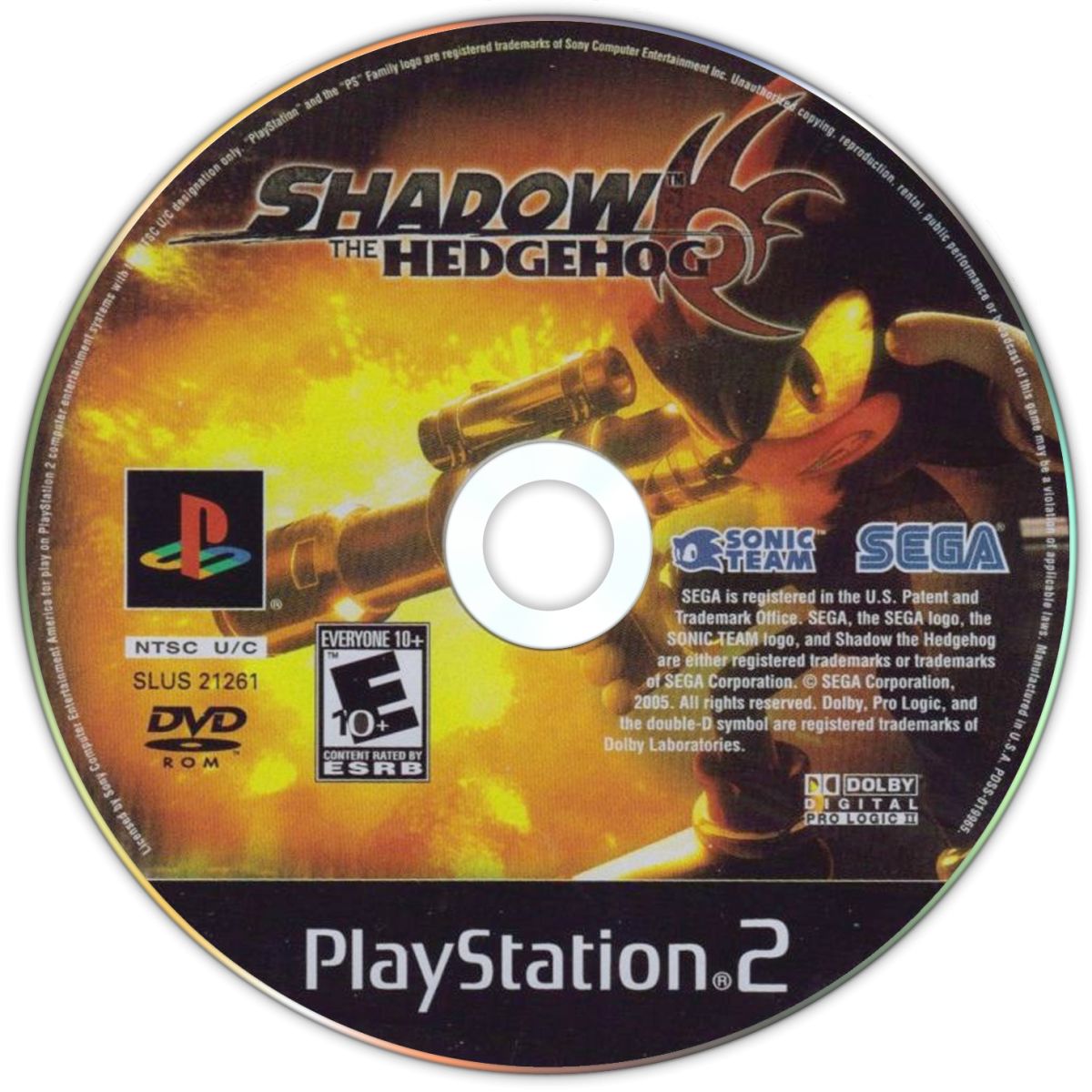 Shadow the Hedgehog PlayStation 2 PS2 for retro video game enthusiasts featuring action platforming gameplay high speed exploration third person shooting branching story paths multiple endings iconic Sonic universe adventure and collectible gaming appeal disc