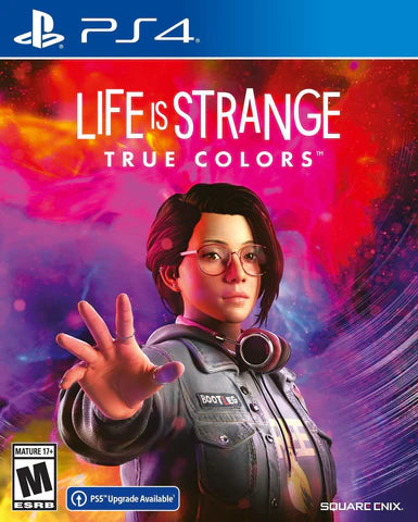 Life Is Strange: True Colors – PlayStation 4 (PS4) video game cover art, narrative adventure game.