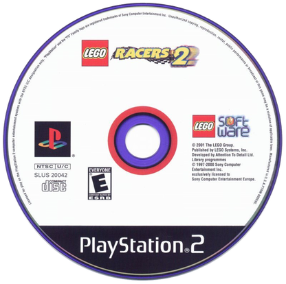 LEGO Racers 2 disc art for PlayStation 2 (PS2) video game