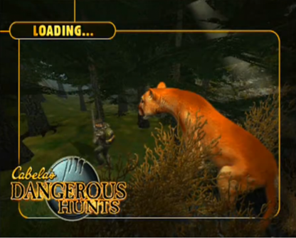 Cabela’s Dangerous Hunts Greatest Hits PlayStation 2 PS2 video game, hunting simulation, big game tracking and shooting, outdoor sports console title gameplay