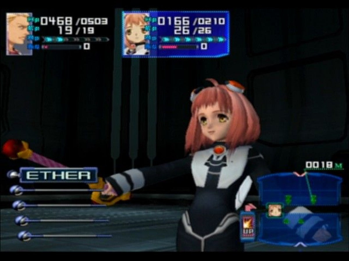 Xenosaga Episode I: Der Wille zur Macht – PlayStation 2 (PS2) video game gameplay, JRPG.