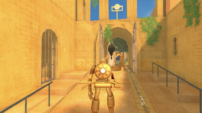 The Girl and the Robot Deluxe Edition for PS4 featuring enhanced gameplay, bonus content, and vibrant action-platformer visuals gameplay