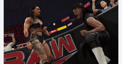 WWE 2K25 gameplay for PlayStation 5 (PS5) wrestling sports video game