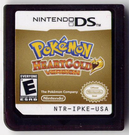 Pokémon: HeartGold Version cartridge for Nintendo DS (DS) Pokémon RPG adventure video game